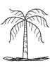 Beach Plant Embroidery Design