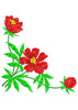 Peony Embroidery Design
