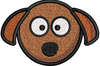 Dog Face Embroidery Design