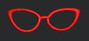 Red Glasses Embroidery Design