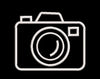 Camera White Outline Embroidery Design