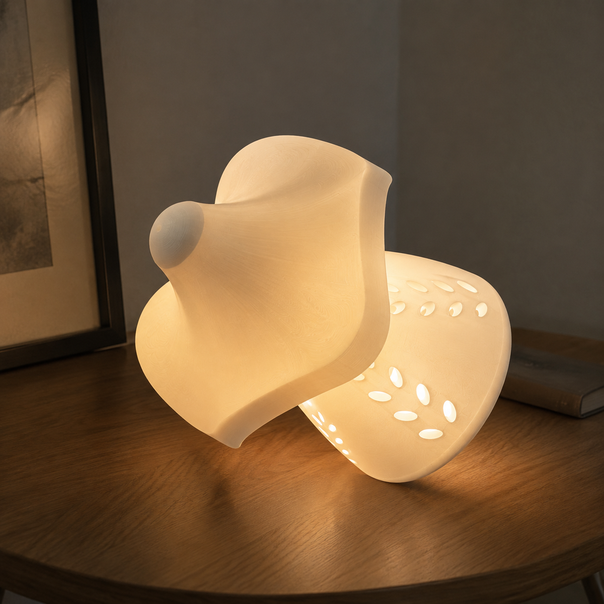 Mushroom Decorative Light Print STL File