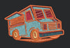 Mobile Service Vehicle Embroidery Design