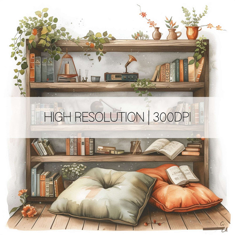 Cozy Home Winter Blue Clipart - CraftNest - Digital Crafting and Art