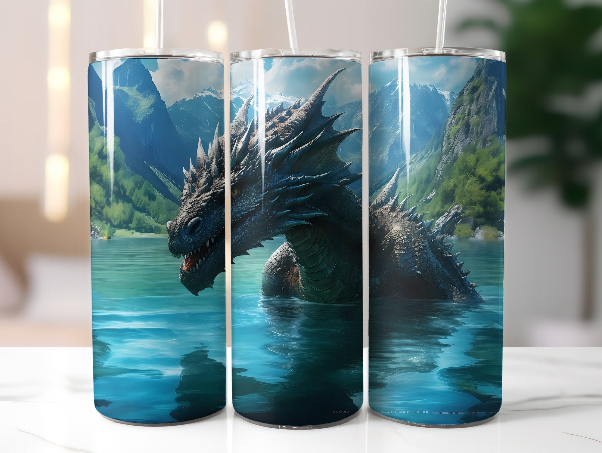 Ulta-Realistic Dragon Tumbler Wrap - CraftNest