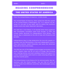 USA Reading Comprehension Worksheet