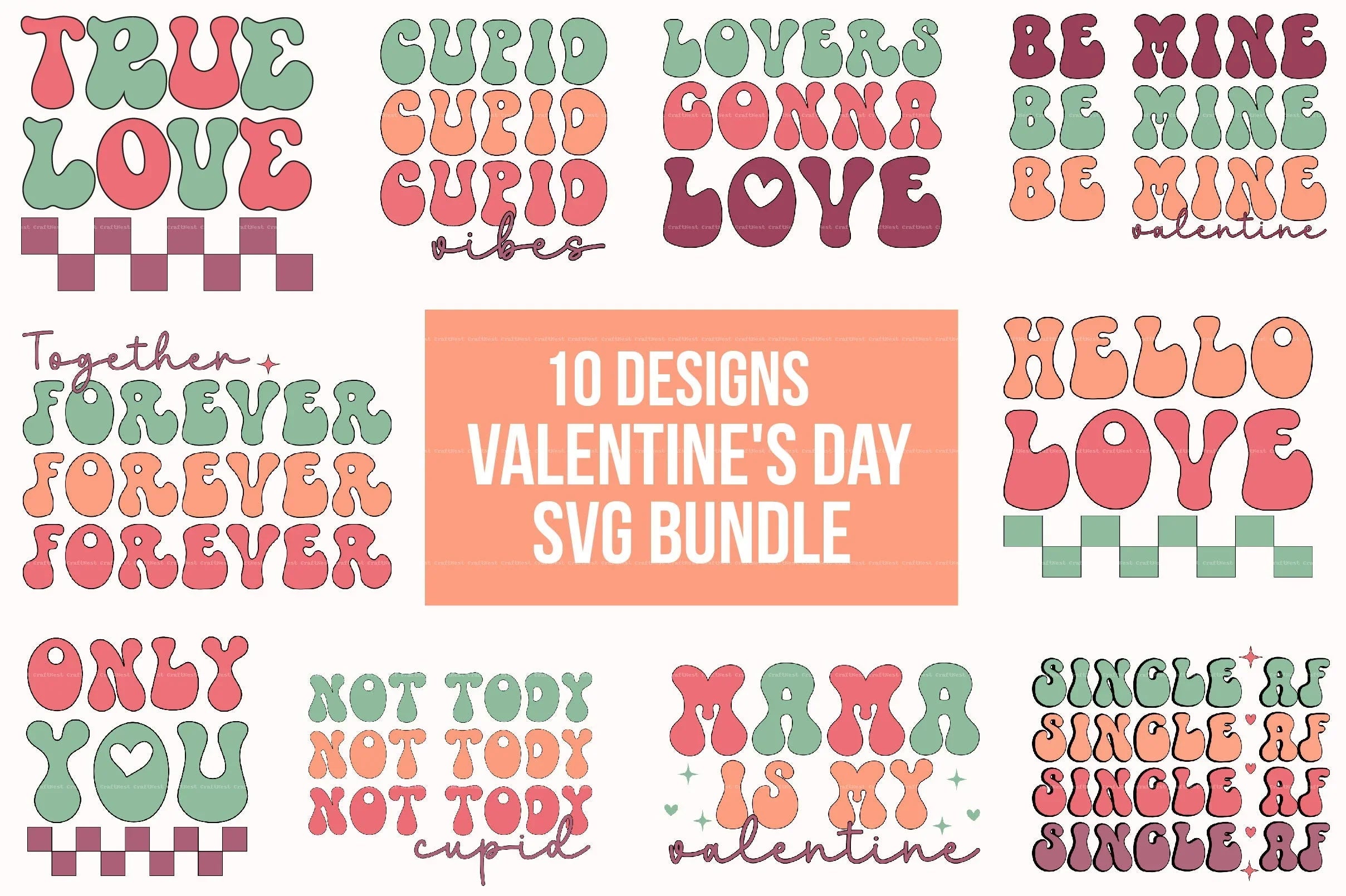 Valentine's Day SVG Bundle
