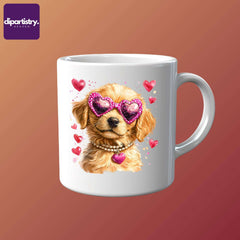 Valentine's Day Dog Coquette Clipart - CraftNest - Digital Crafting and Art