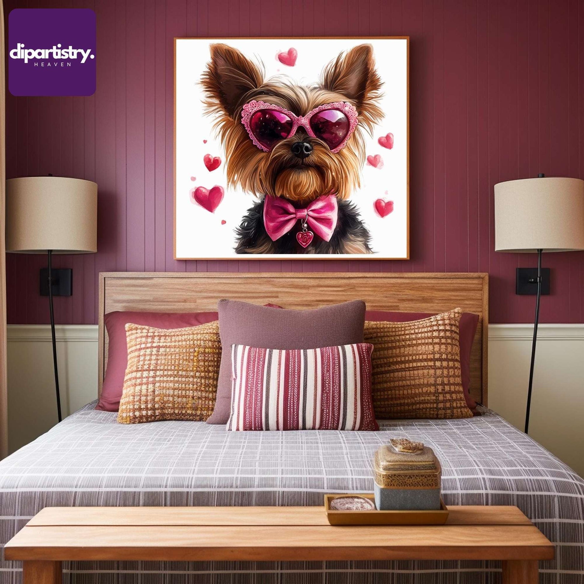 Valentine's Day Dog Coquette Clipart - CraftNest - Digital Crafting and Art