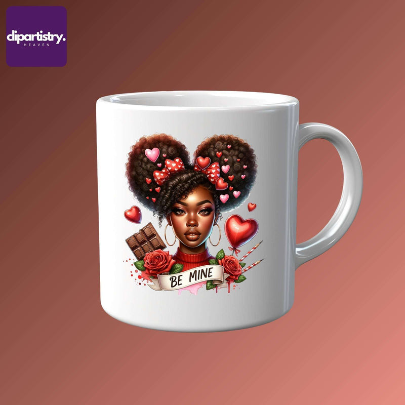 Black Girl Afro Clipart - CraftNest - Digital Crafting and Art