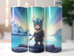 Cute Viking Tumbler Wrap - CraftNest