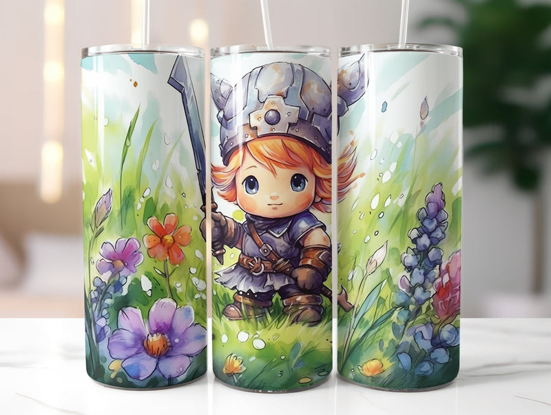 Cute Viking Tumbler Wrap - CraftNest