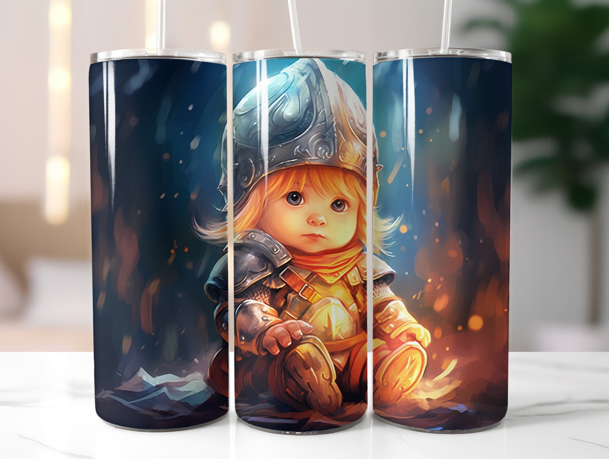 Cute Viking Tumbler Wrap - CraftNest