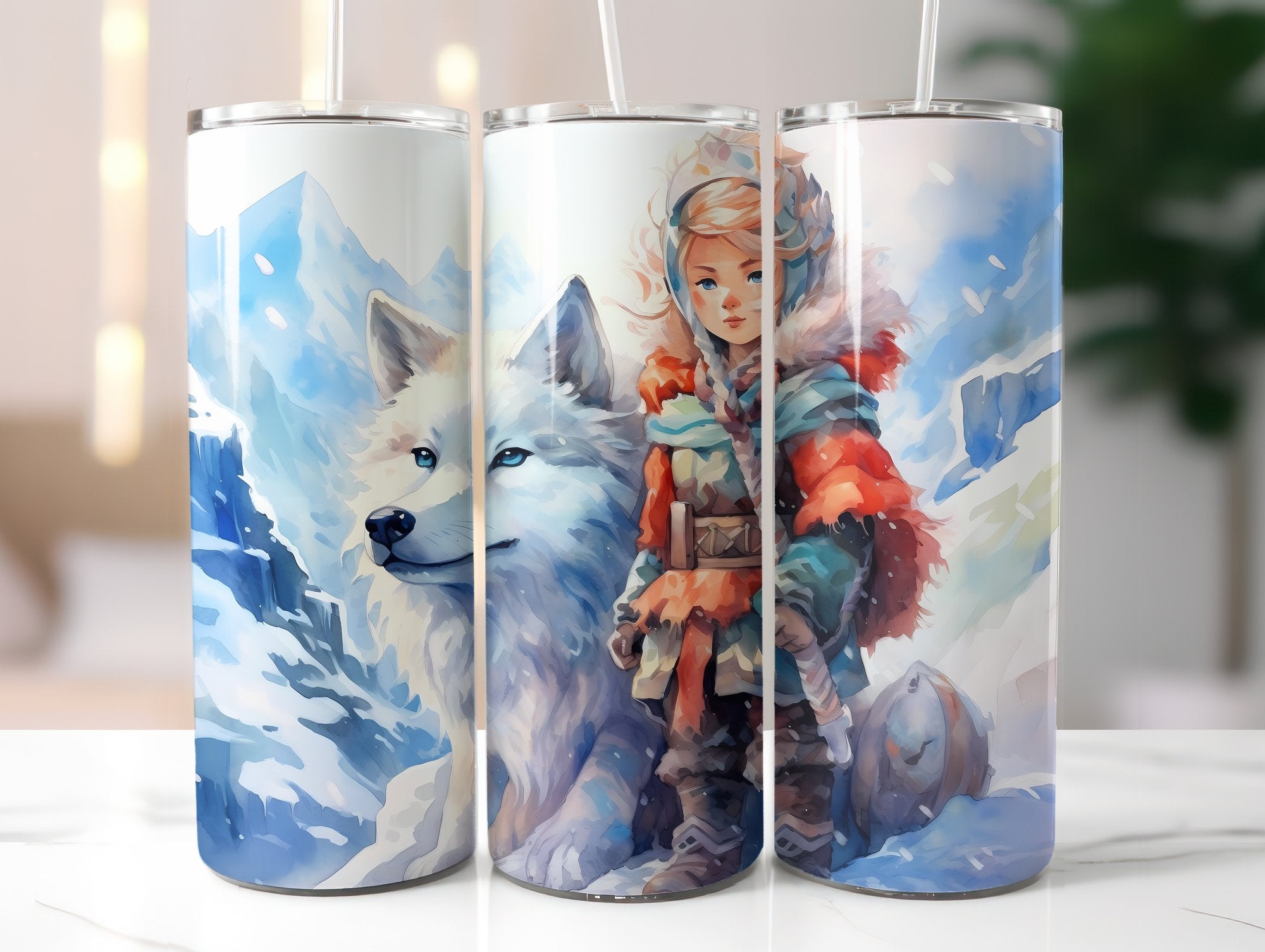 Cute Viking Tumbler Wrap - CraftNest