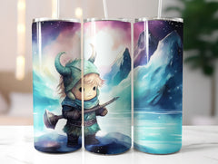 Cute Viking Tumbler Wrap - CraftNest