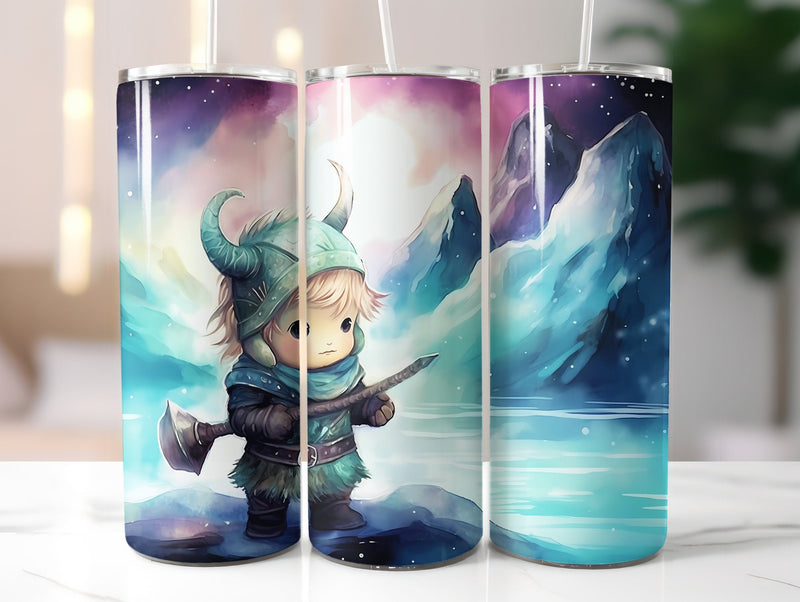 Cute Viking Tumbler Wrap - CraftNest