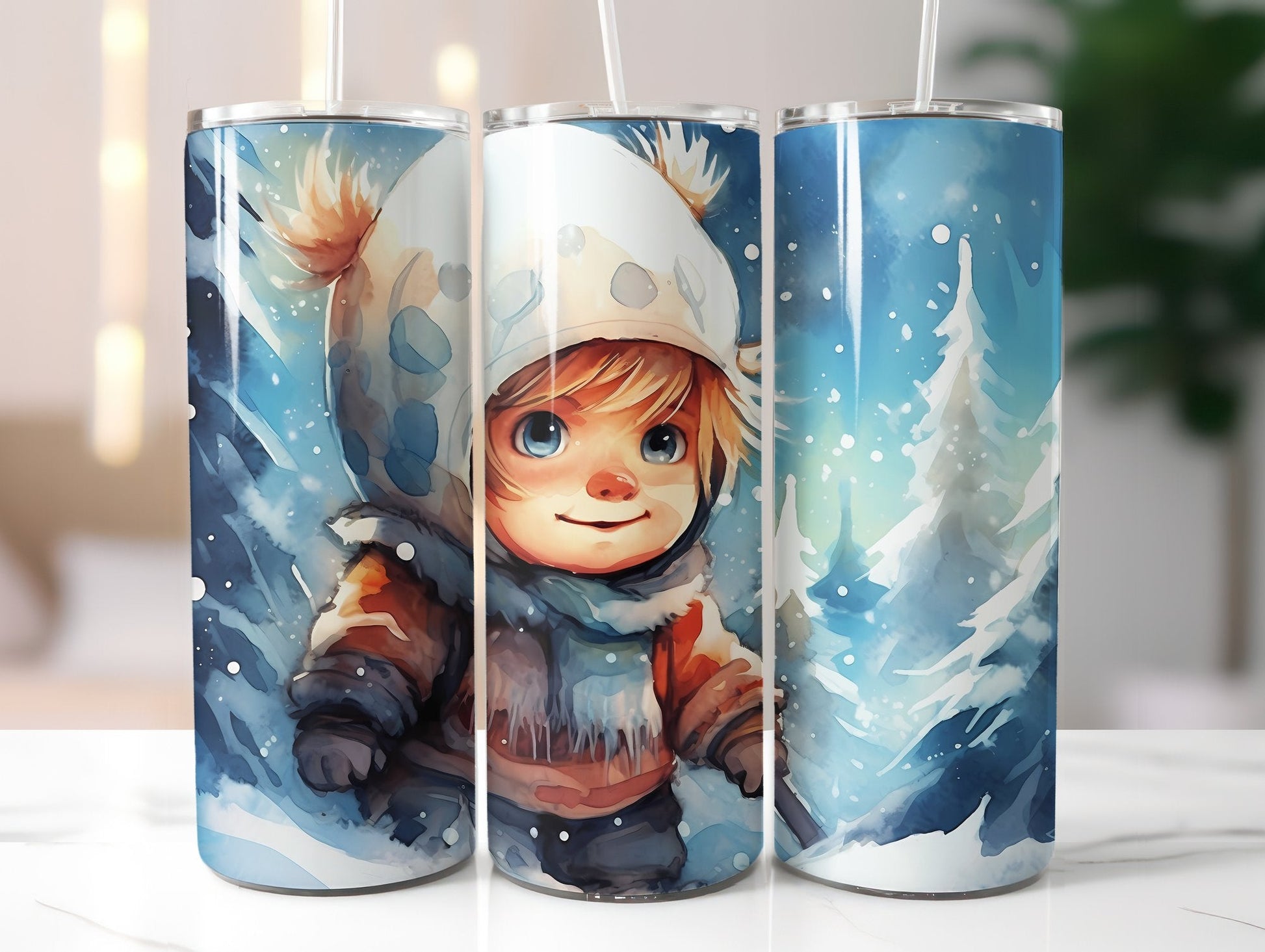 Cute Viking Tumbler Wrap - CraftNest