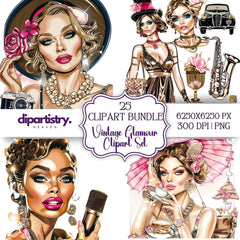Glamour Clipart - CraftNest - Digital Crafting and Art