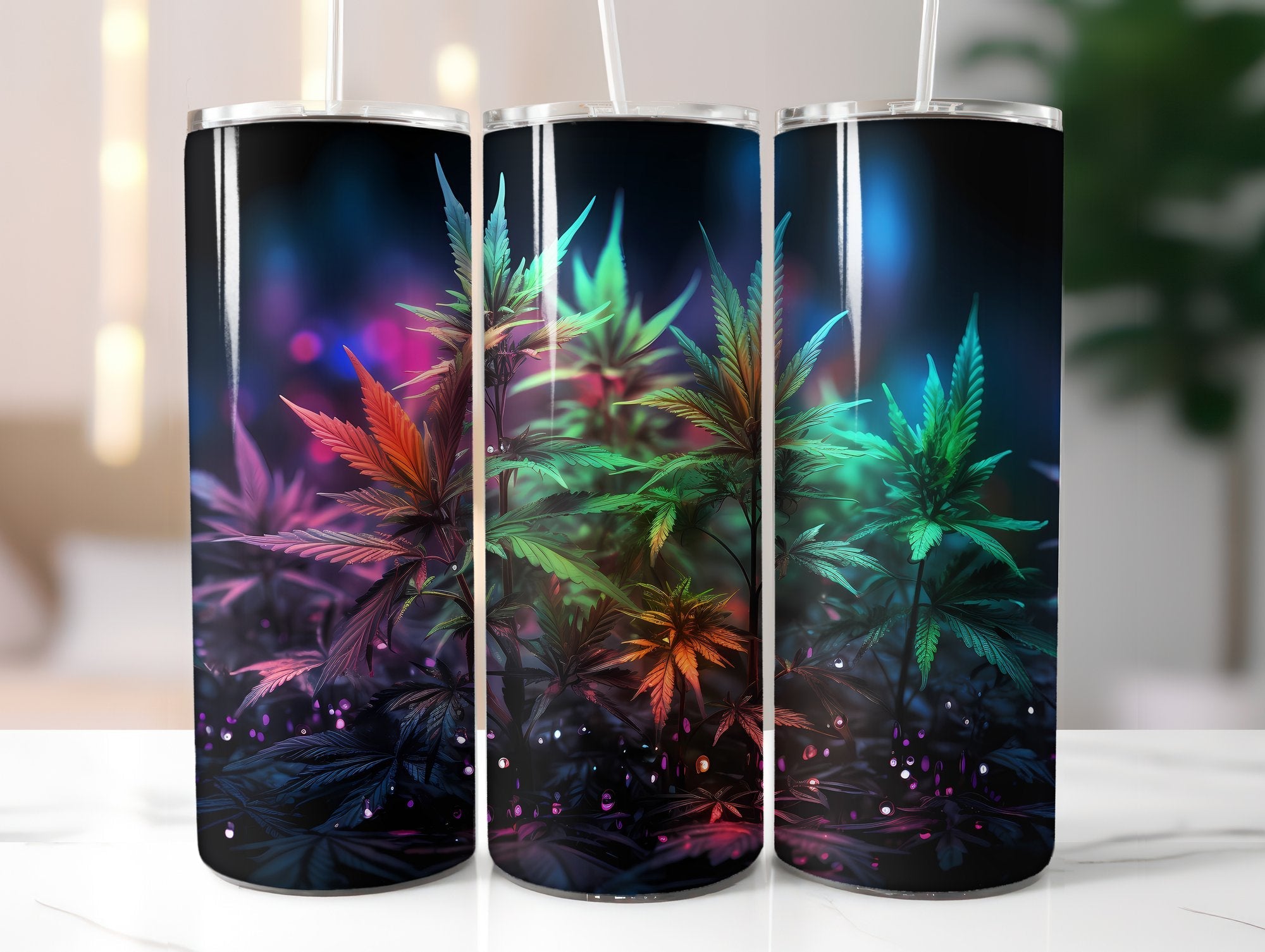 Vivid Cannabis Tumbler Wrap - CraftNest