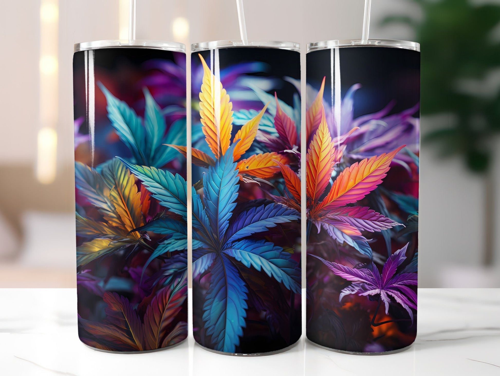 Vivid Cannabis Tumbler Wrap - CraftNest