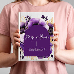 Purple Ivory Flowers Clipart - CraftNest - Digital Crafting and Art