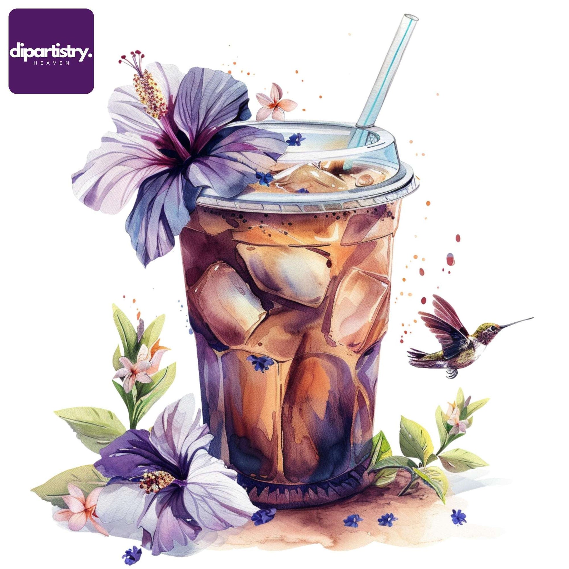 Iced Coffee Food Clipart - CraftNest - Digital Crafting and Art