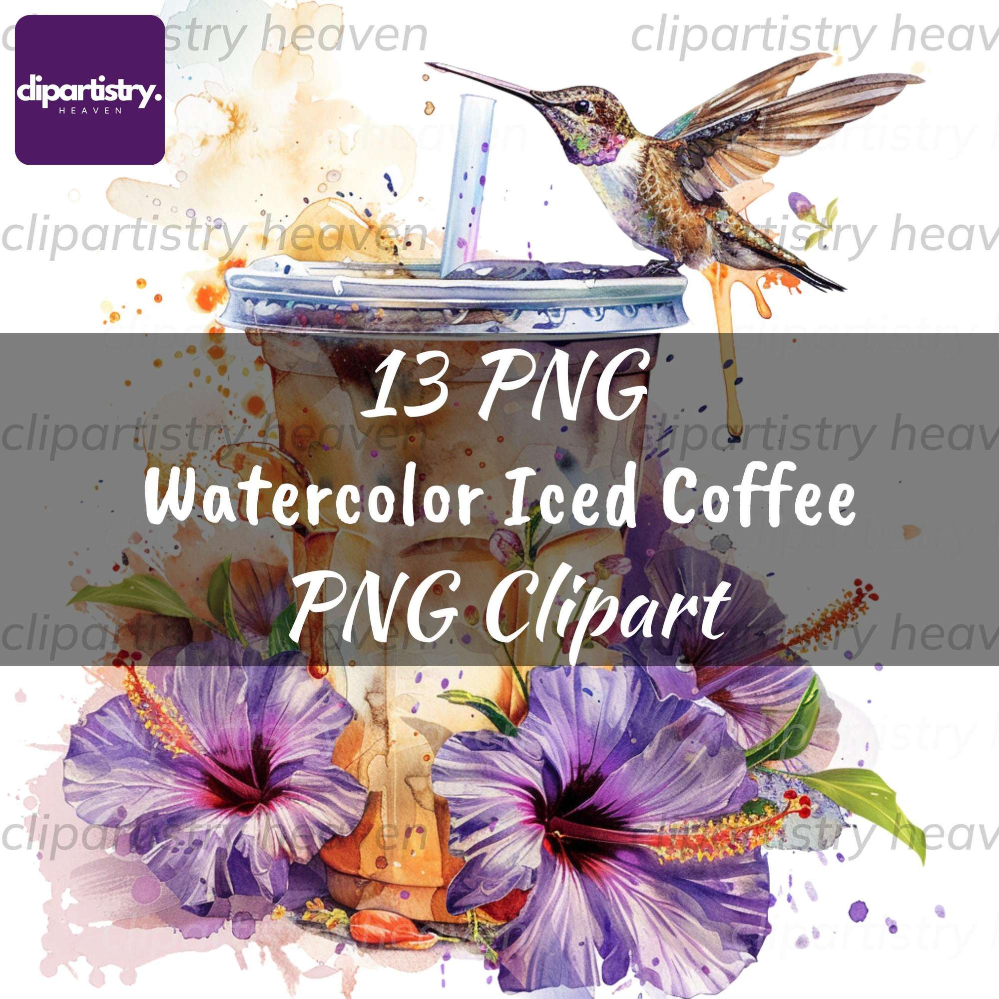 Iced Coffee Food Clipart - CraftNest - Digital Crafting and Art