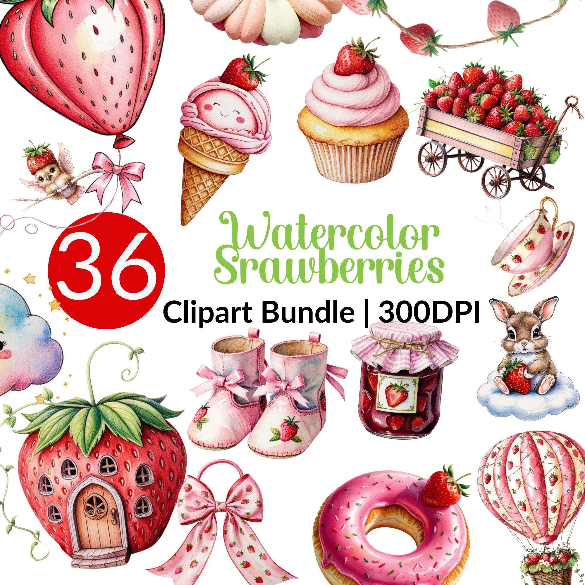 Strawberry Berry Clipart - CraftNest - Digital Crafting and Art
