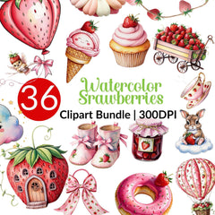 Strawberry Berry Clipart - CraftNest - Digital Crafting and Art