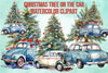 Christmas Tree on Car Clipart Bundle
