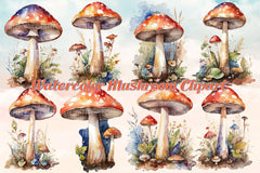 Mushroom Clipart Bundle - CraftNest - Digital Crafting and Art