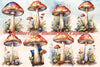 Mushroom Clipart Bundle