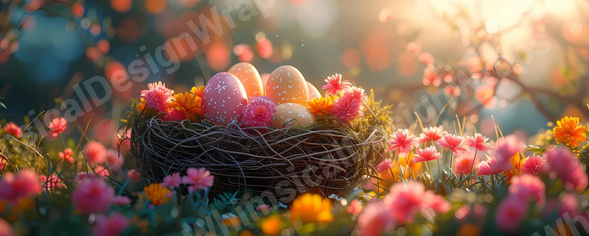 Vintage Easter 3 Mug Wrap - CraftNest