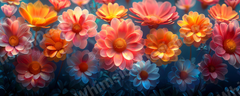 Flower Asters 5 Mug Wrap - CraftNest