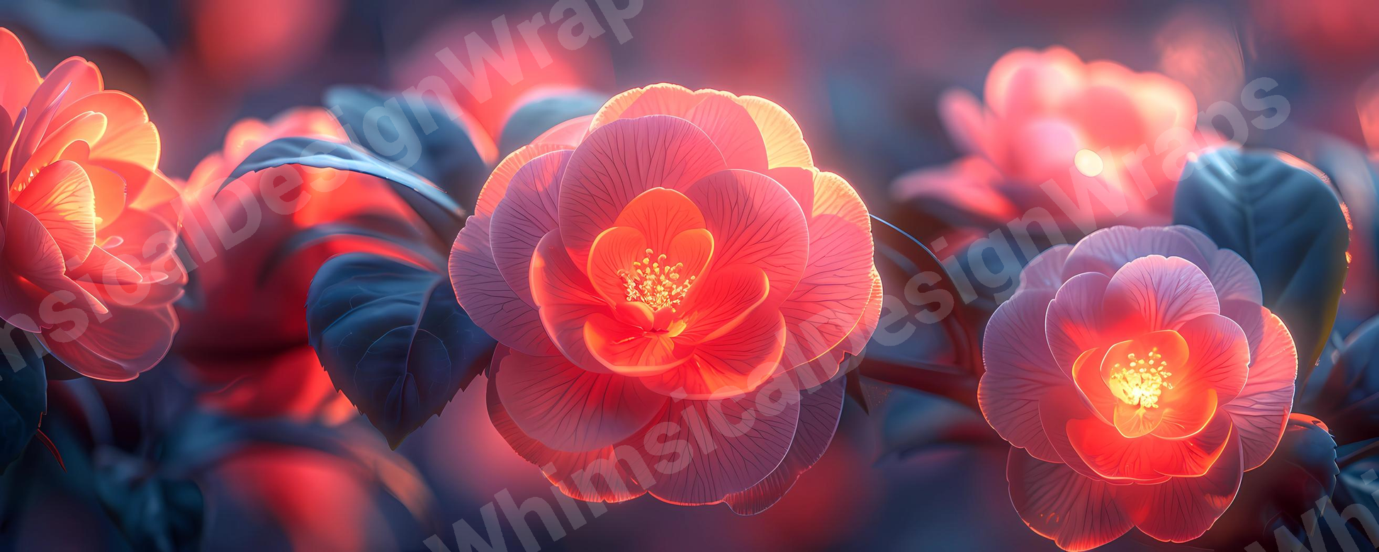 Flower Camellias 4 Mug Wrap - CraftNest
