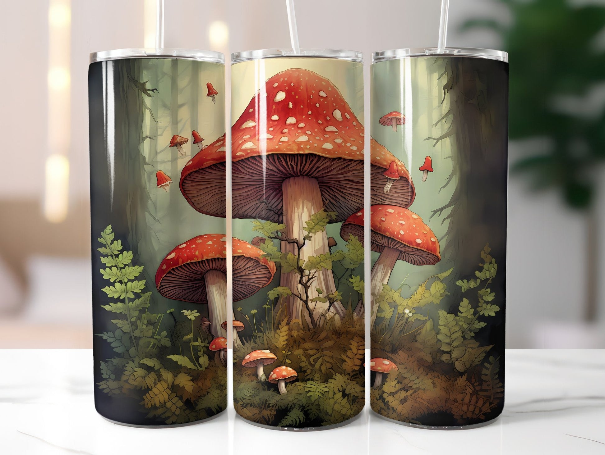Wildmushrooms Tumbler Wrap - CraftNest