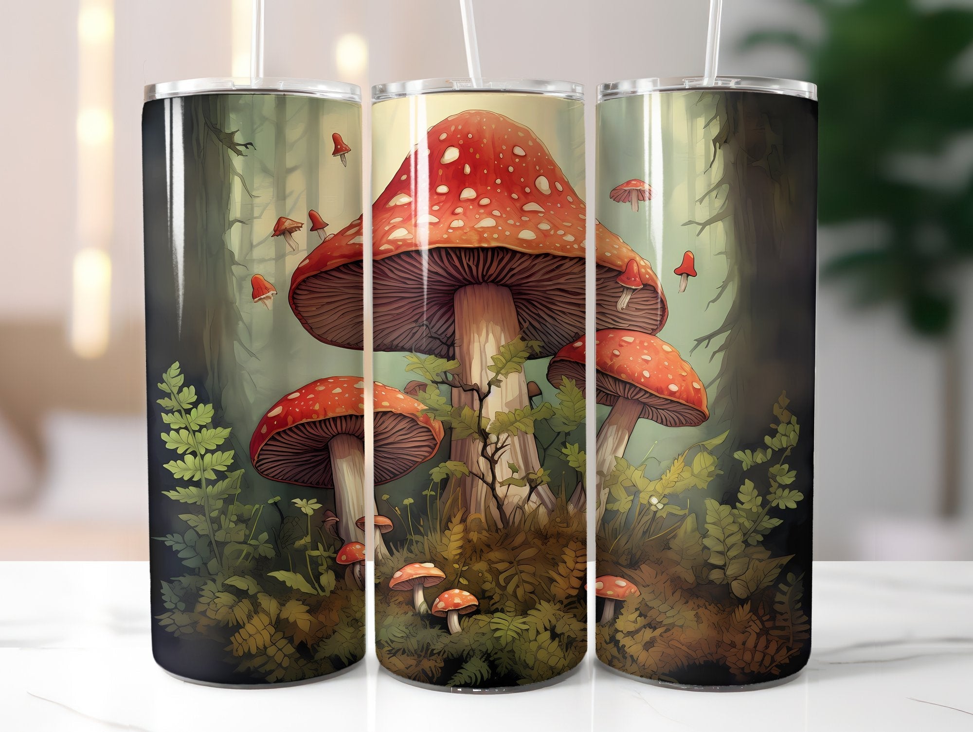 Wildmushrooms Tumbler Wrap - CraftNest