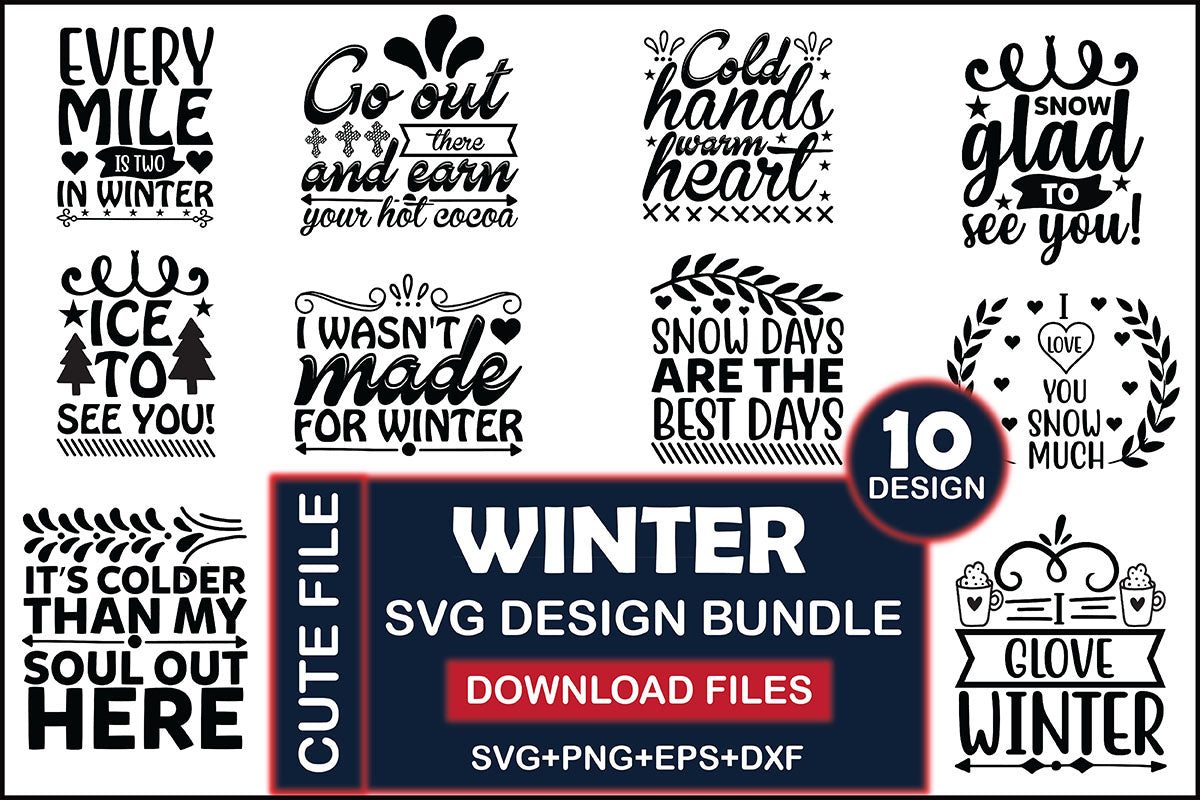 Winter SVG Bundle 3