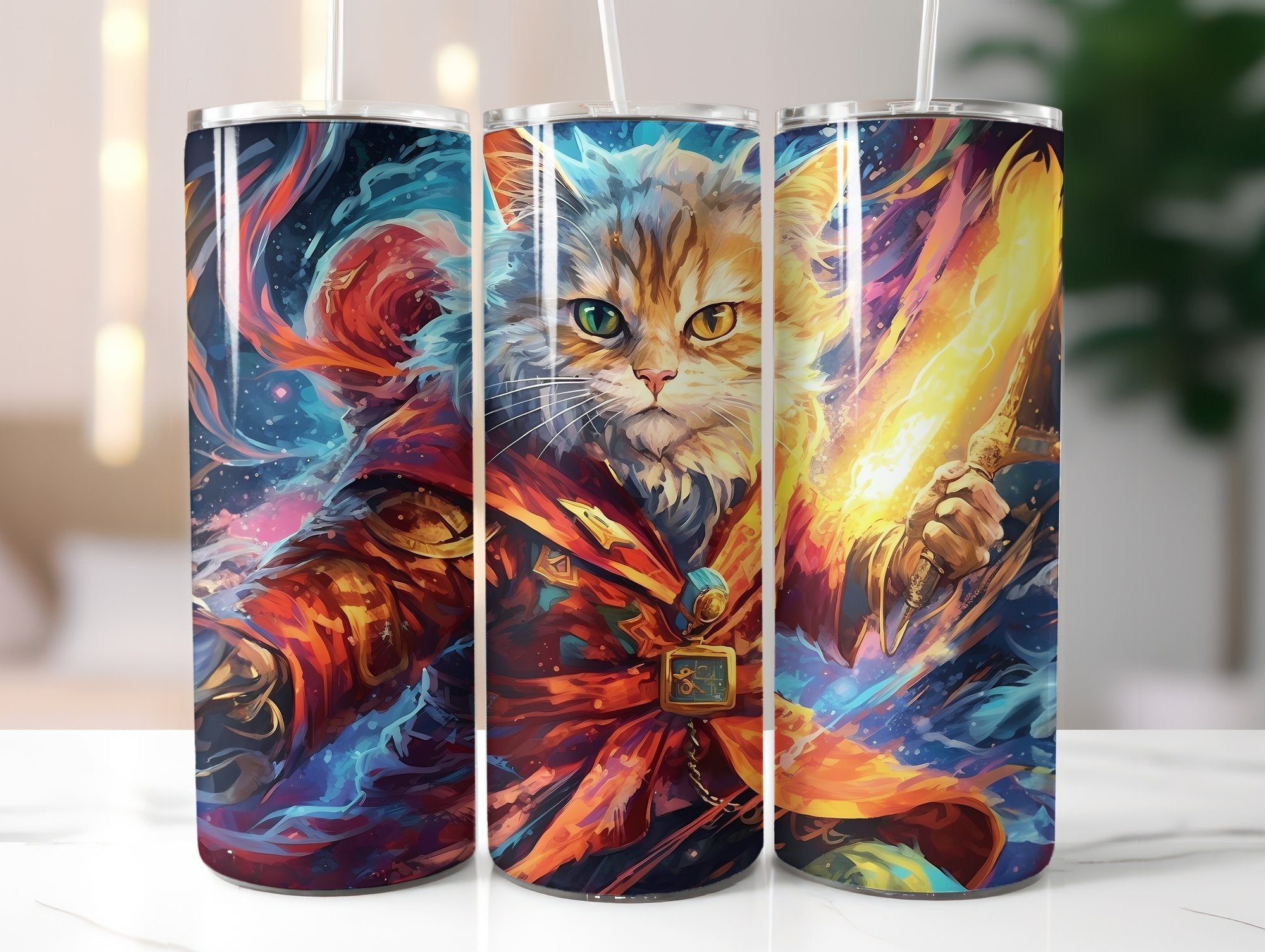 Wizard Cats Tumbler Wrap - CraftNest