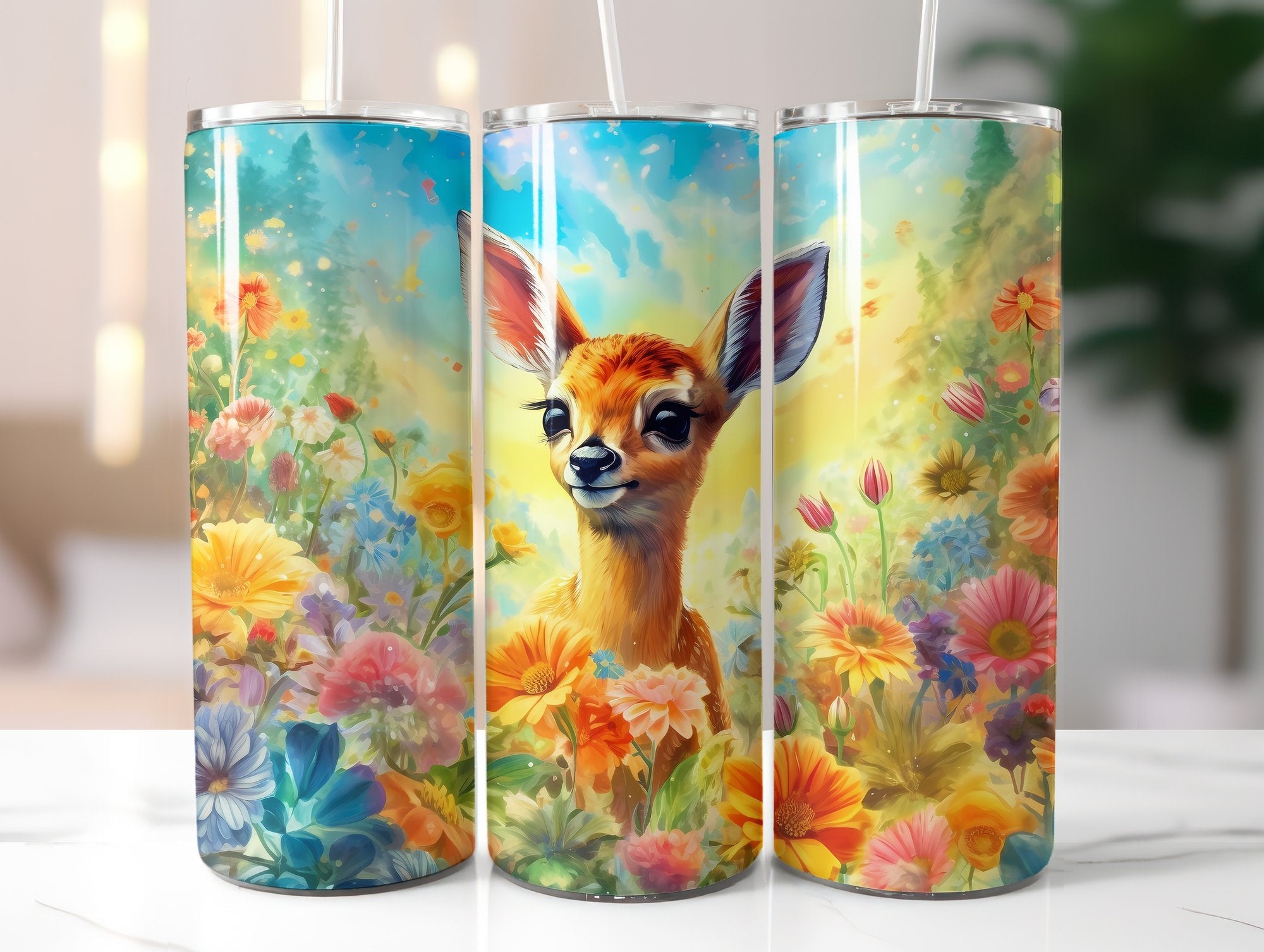 Cute Woodland Animal Tumbler Wrap - CraftNest