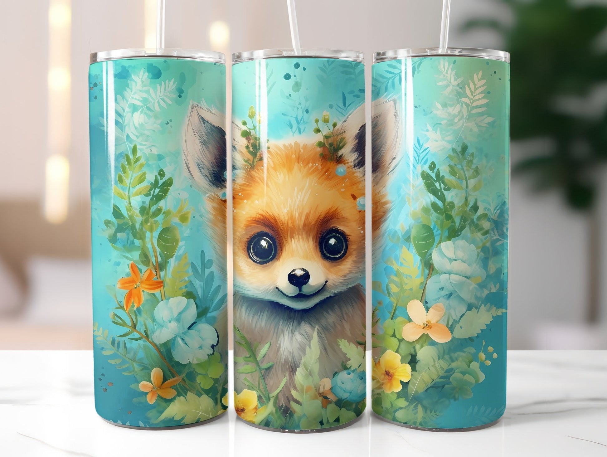 Woodland Animal Tumbler Wrap - CraftNest
