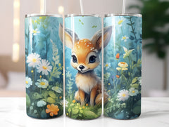 Cute Woodland Animal Tumbler Wrap - CraftNest