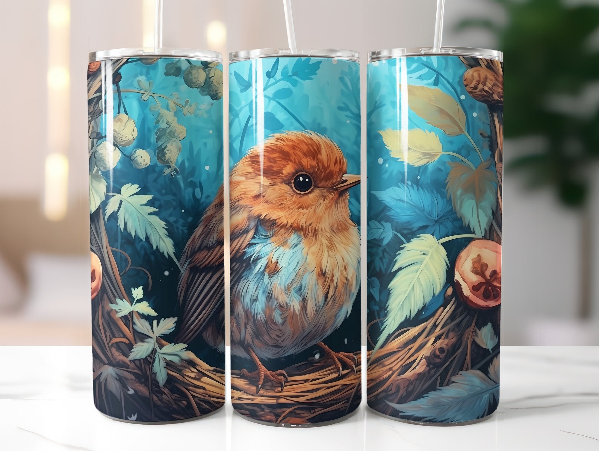 Cute Woodland Animal Tumbler Wrap - CraftNest