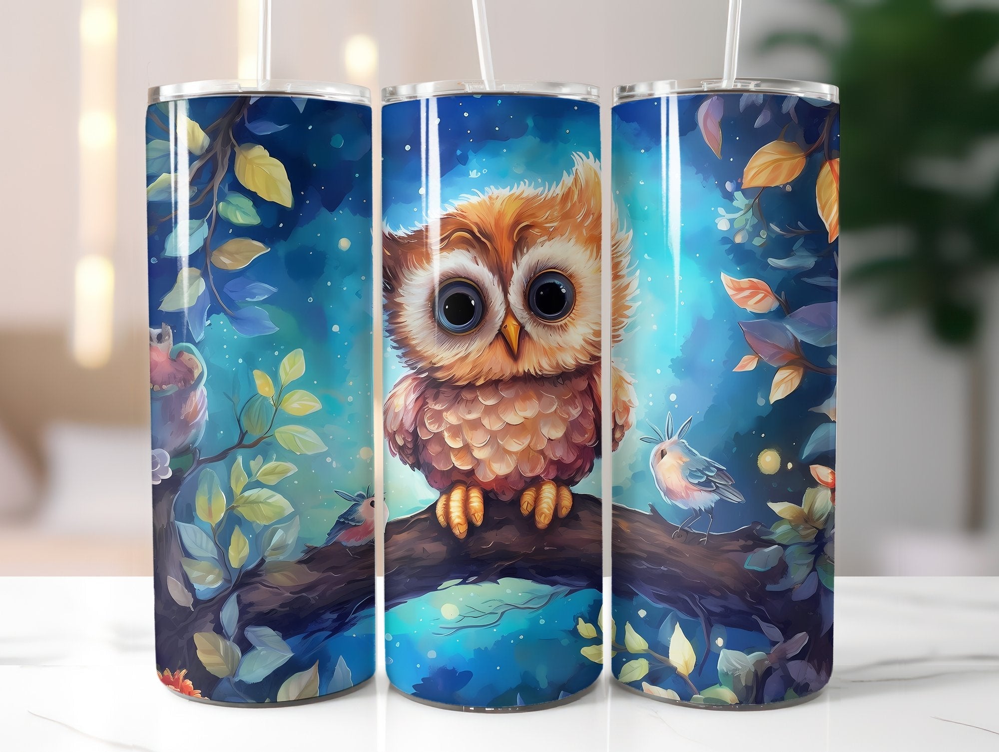 Cute Woodland Animal Tumbler Wrap - CraftNest