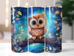 Cute Woodland Animal Tumbler Wrap - CraftNest